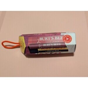 Burt's Bees Mistletoe Kiss Bee Merry Lip Set Red Lip Balm Shimmer